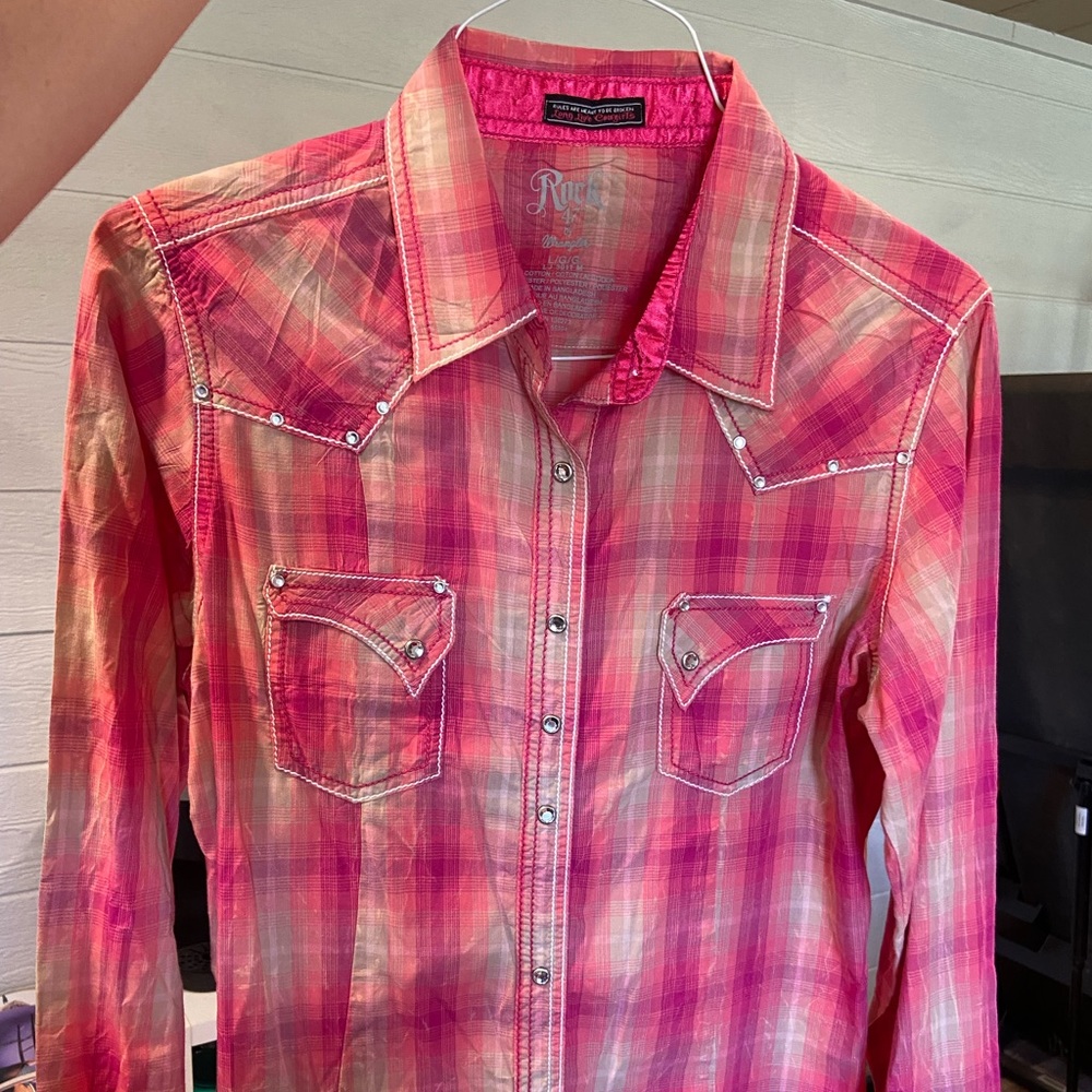 Wore maybe one time rock 47 by wrangler